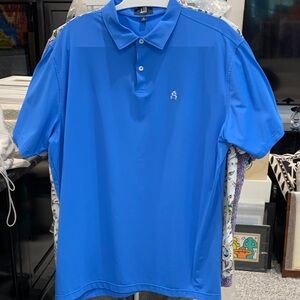 Dunhill Bright Blue Short-Sleeve Polo